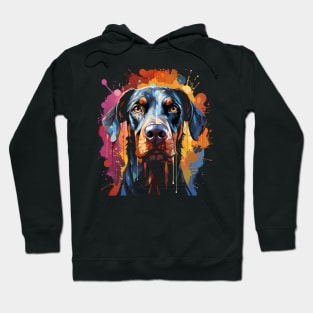 Doberman Rainbow Hoodie